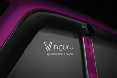Дефлекторы Vinguru для окон Renault Logan II седан 2014-2021