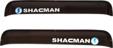 Дефлекторы REIN для окон (накладной скотч 3М) (2 шт.) Shacman 2013-2021 (прямой) Дымчатый